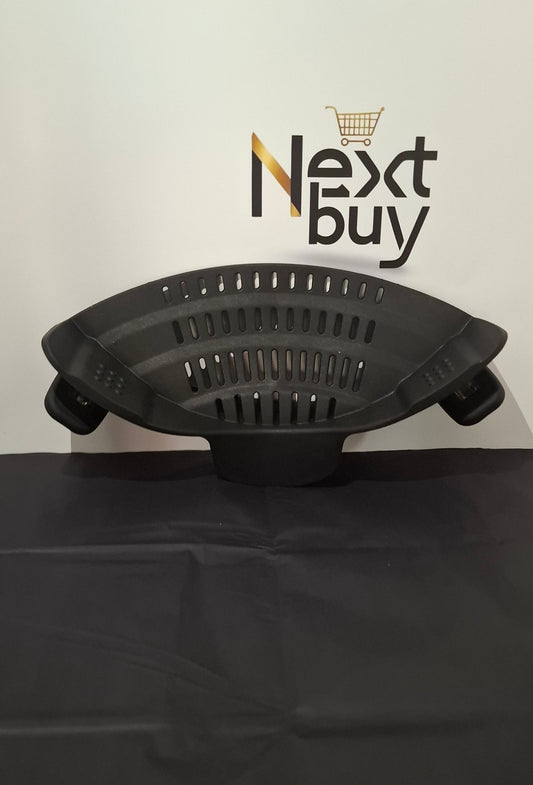 Clip-on Strainer for Pots and Pans